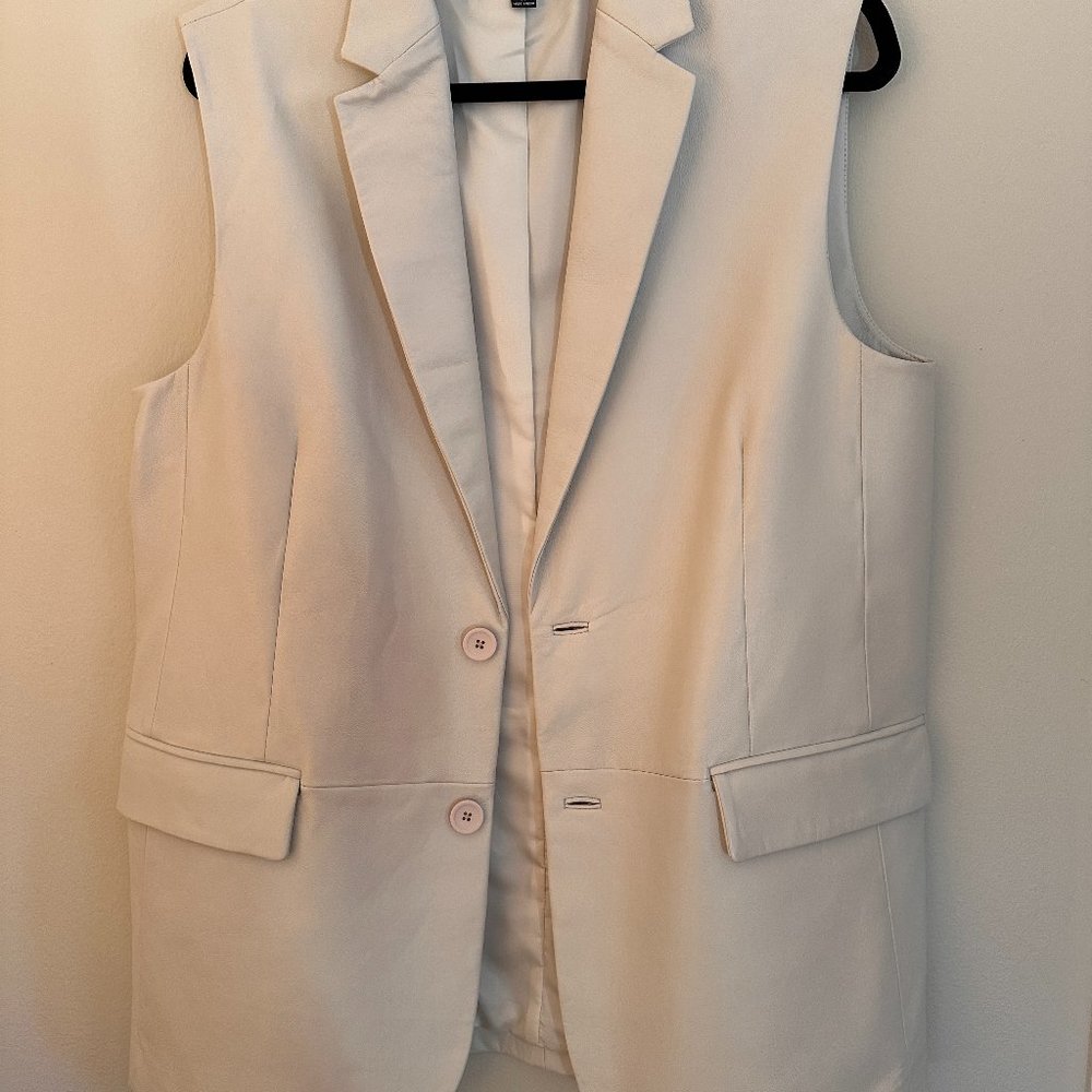 Lamarque Oversized Leather Vest